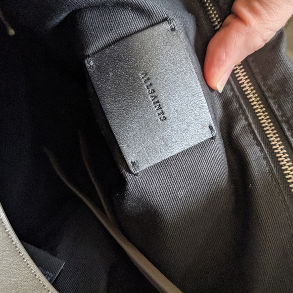 EUC All Saints Suede Cooper Backpack - Picture 6 of 6